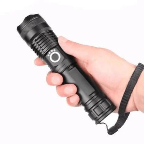Rechargeable Tactical LED Flashlight with Zoom