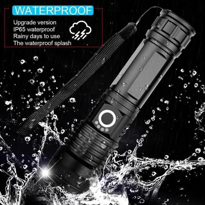 Rechargeable Tactical LED Flashlight with Zoom