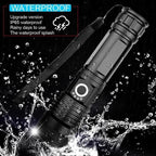 Rechargeable Tactical LED Flashlight with Zoom