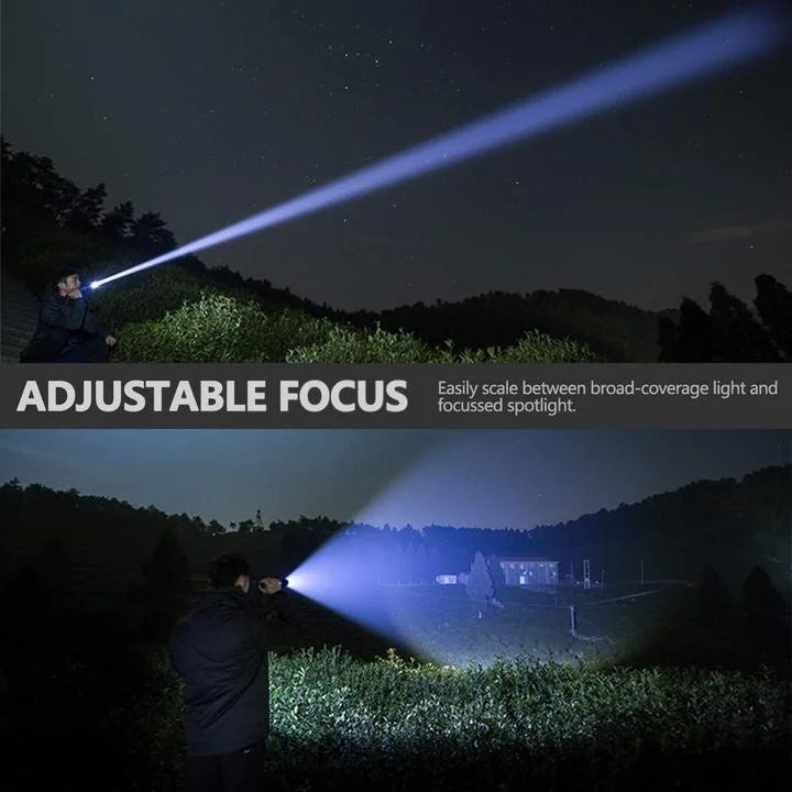 Rechargeable Tactical LED Flashlight with Zoom