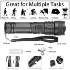 Rechargeable Tactical LED Flashlight with Zoom