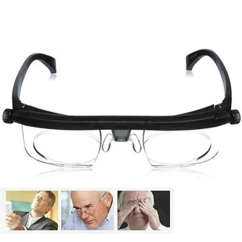 Dial Adjustable Reading and Distance Glasses