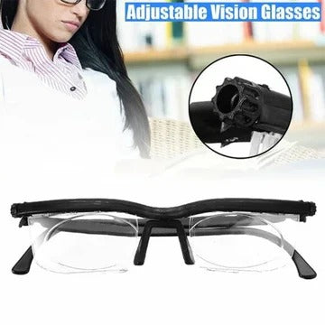 Dial Adjustable Reading and Distance Glasses