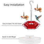 Outdoor Nectar Feeder with Built In Moat