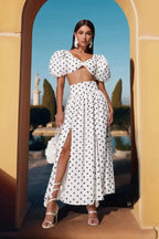 Women’s Strapless Button-Front Two-Piece Ensemble – Chic Mix & Match Set