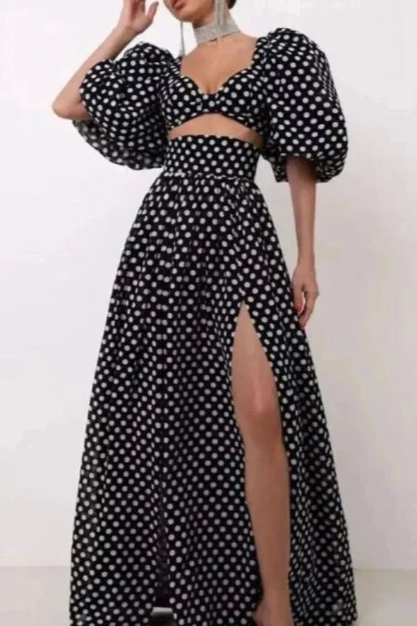 Women’s Strapless Button-Front Two-Piece Ensemble – Chic Mix & Match Set