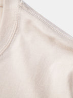 Classic 100% Cotton Everyday Long Sleeve Cotton Arc Hem T-Shirt