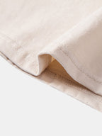 Classic 100% Cotton Everyday Long Sleeve Cotton Arc Hem T-Shirt