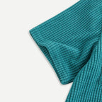 Men’s Waffle Knit Button Down Shirt – Textured Long Sleeve Casual Shirt for Everyday Wear, Smart Casual & Layering Essential Top