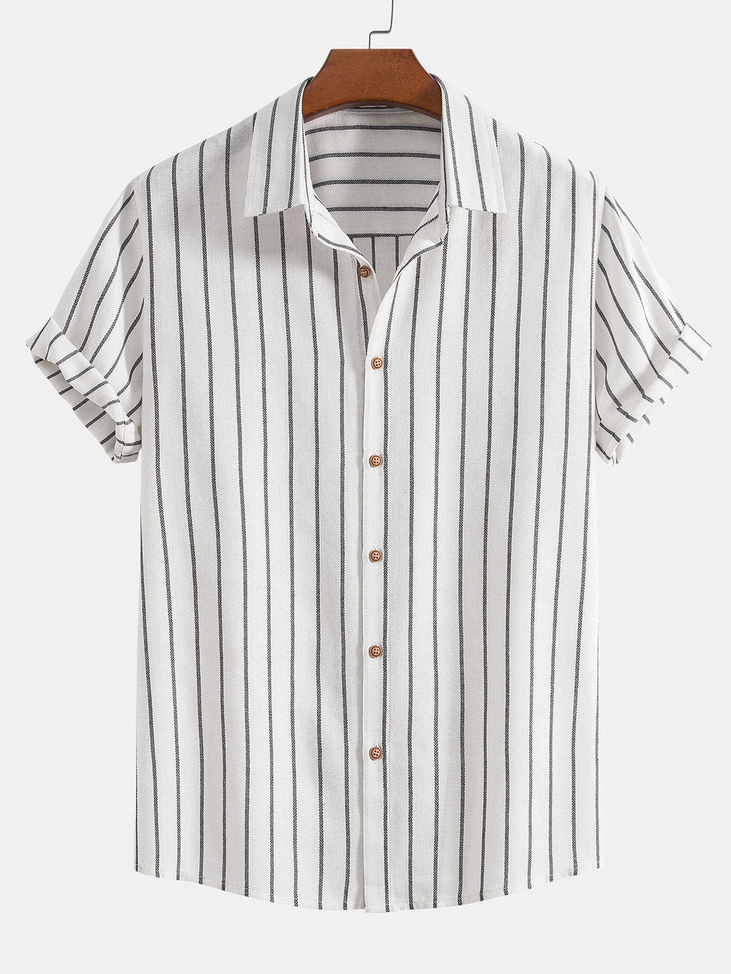 Men’s Random Pattern Casual Shirt – Cotton Blend Unique Print Top, Regular Fit Everyday Fashion Shirt