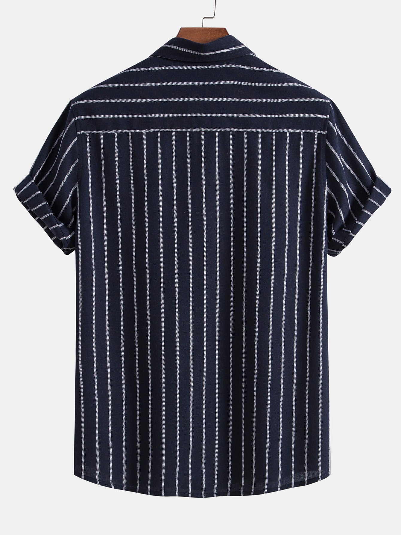 Men’s Random Pattern Casual Shirt – Cotton Blend Unique Print Top, Regular Fit Everyday Fashion Shirt