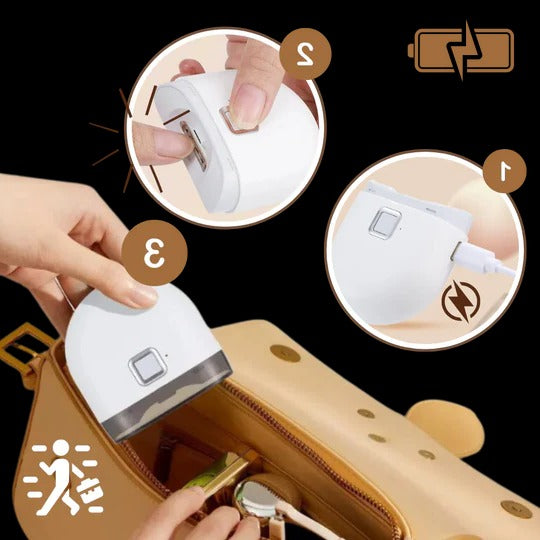 Dual Speed Electric Nail Clipper with LED Light and Grinder