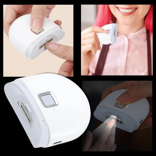 Dual Speed Electric Nail Clipper with LED Light and Grinder