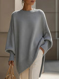 Women’s Oversized Sweater – Soft Flowy Relaxed Knit Pullover for Casual Chic Everyday Wear