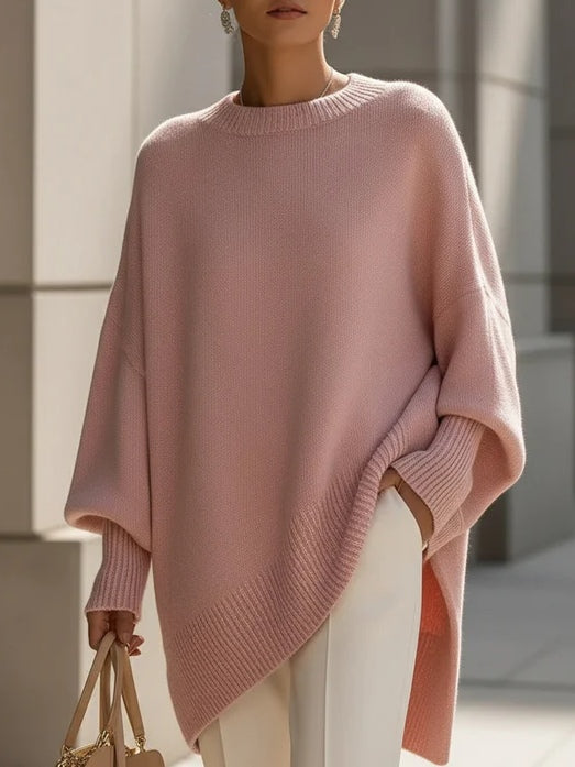 Women’s Oversized Sweater – Soft Flowy Relaxed Knit Pullover for Casual Chic Everyday Wear