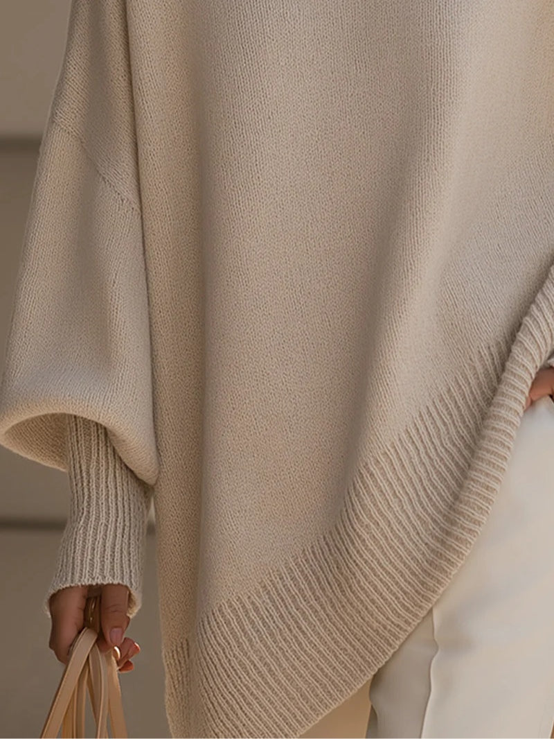 Women’s Oversized Sweater – Soft Flowy Relaxed Knit Pullover for Casual Chic Everyday Wear