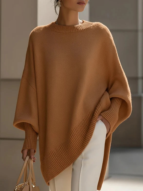 Women’s Oversized Sweater – Soft Flowy Relaxed Knit Pullover for Casual Chic Everyday Wear
