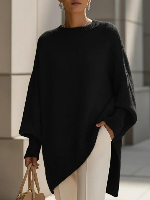 Women’s Oversized Sweater – Soft Flowy Relaxed Knit Pullover for Casual Chic Everyday Wear
