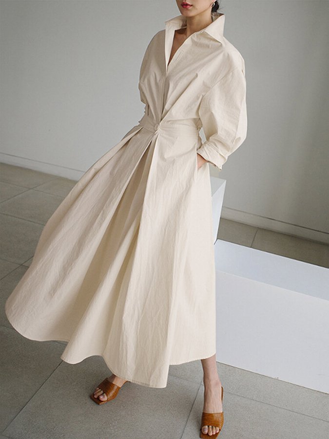 Monica Elegant Long Dress — Women’s Flowing Maxi Dress Lightweight Breathable Chic Casual to Evening Wear