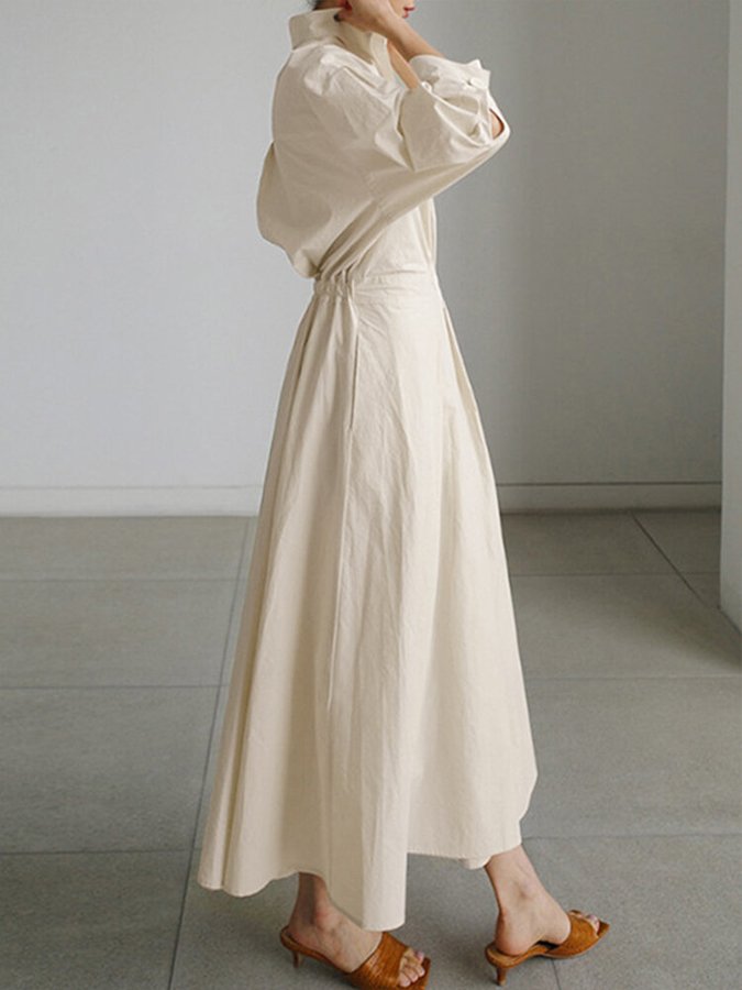 Monica Elegant Long Dress — Women’s Flowing Maxi Dress Lightweight Breathable Chic Casual to Evening Wear
