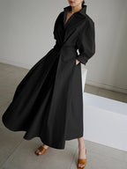 Monica Elegant Long Dress — Women’s Flowing Maxi Dress Lightweight Breathable Chic Casual to Evening Wear