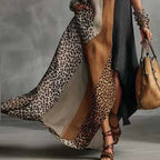 Elegant Collection | Women's Maxi Dress with Split Hem & Halter Neck | Stylish Summer Dress for Parties