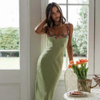 Women’s Floral Embroidered Dress – Elegant Feminine Occasion Dress