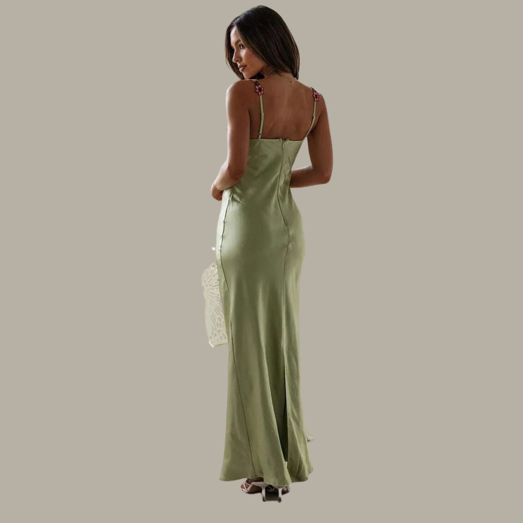 Women’s Floral Embroidered Dress – Elegant Feminine Occasion Dress