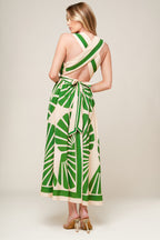 Women's Dress with Surplice Neckline for Effortless Style