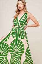 Women's Dress with Surplice Neckline for Effortless Style