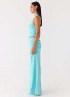 Emily | Elegant Halter Neck Maxi Dress 1