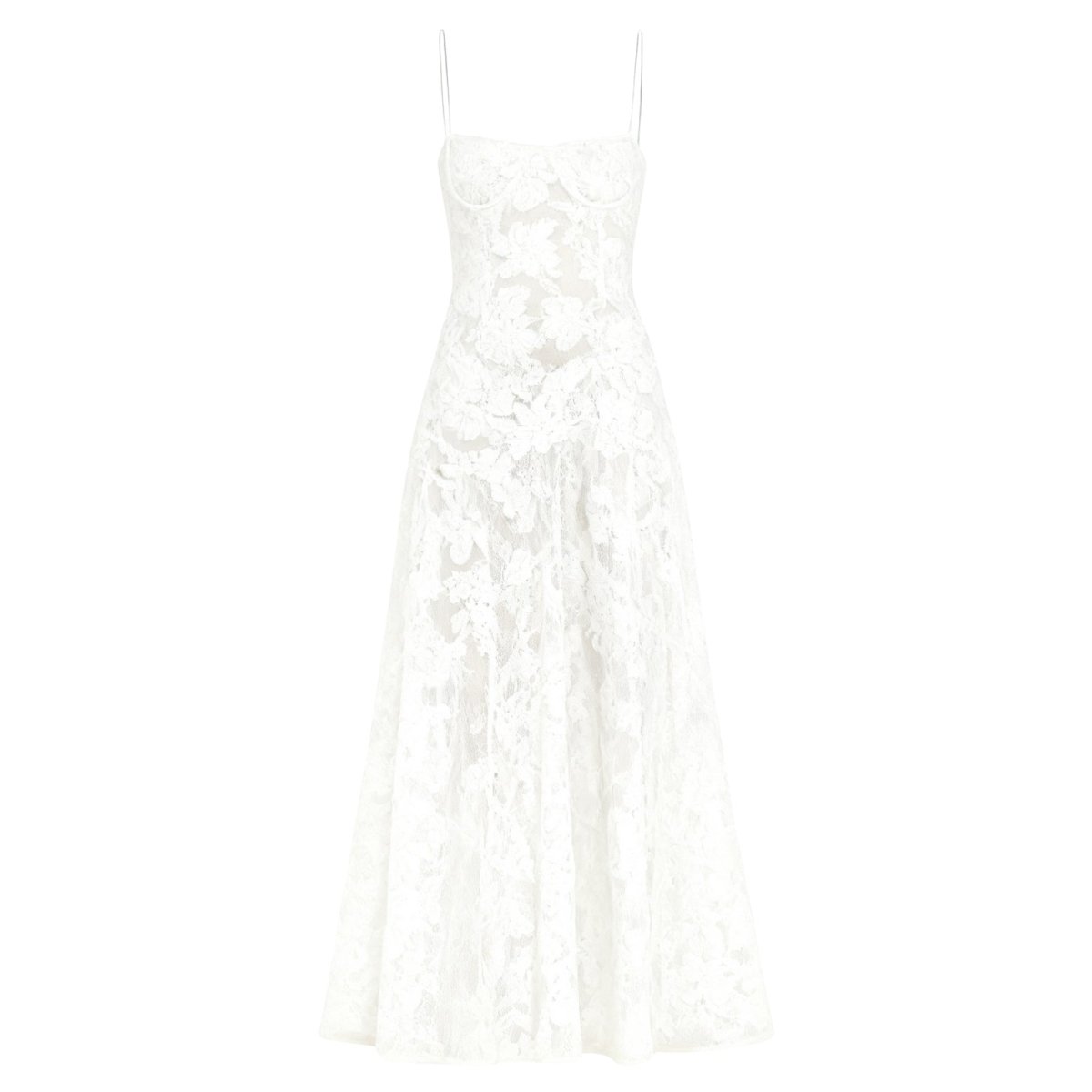 Enchanted Gown – Floral Jacquard Corset Back Maxi Dress