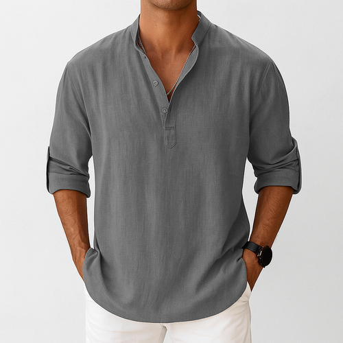 Ethan | Breathable Lightweight Popover Shirt 0