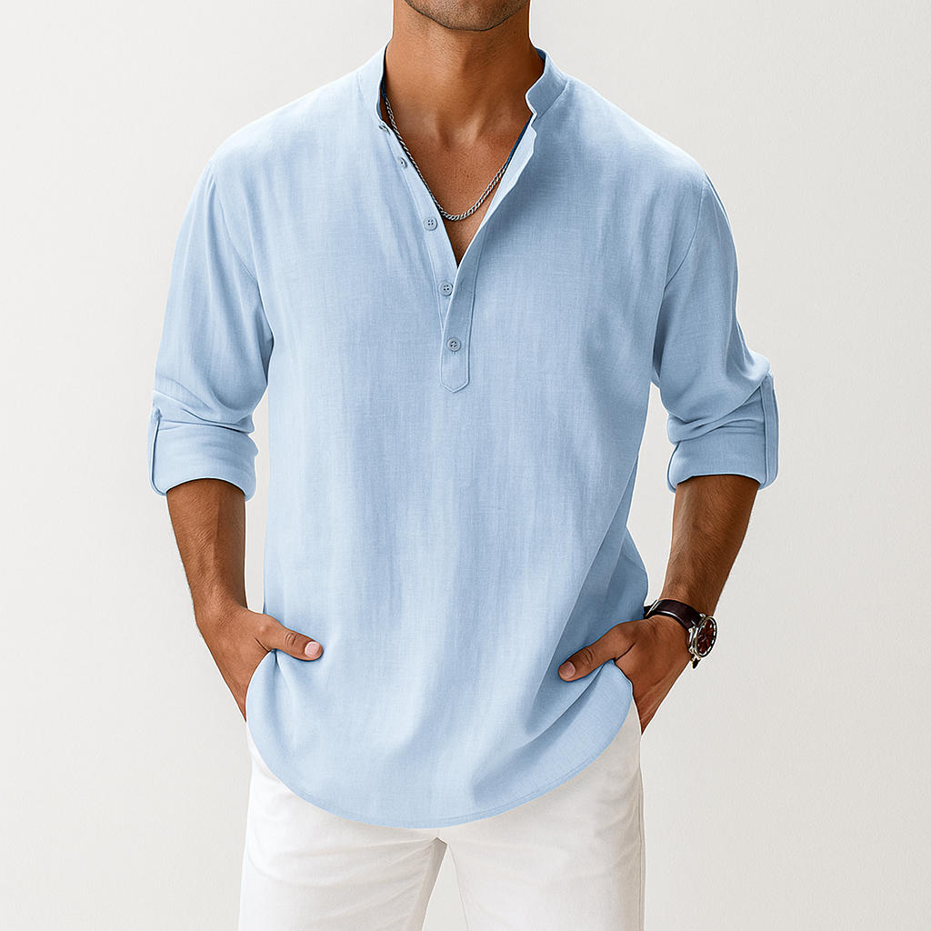 Ethan | Breathable Lightweight Popover Shirt 3