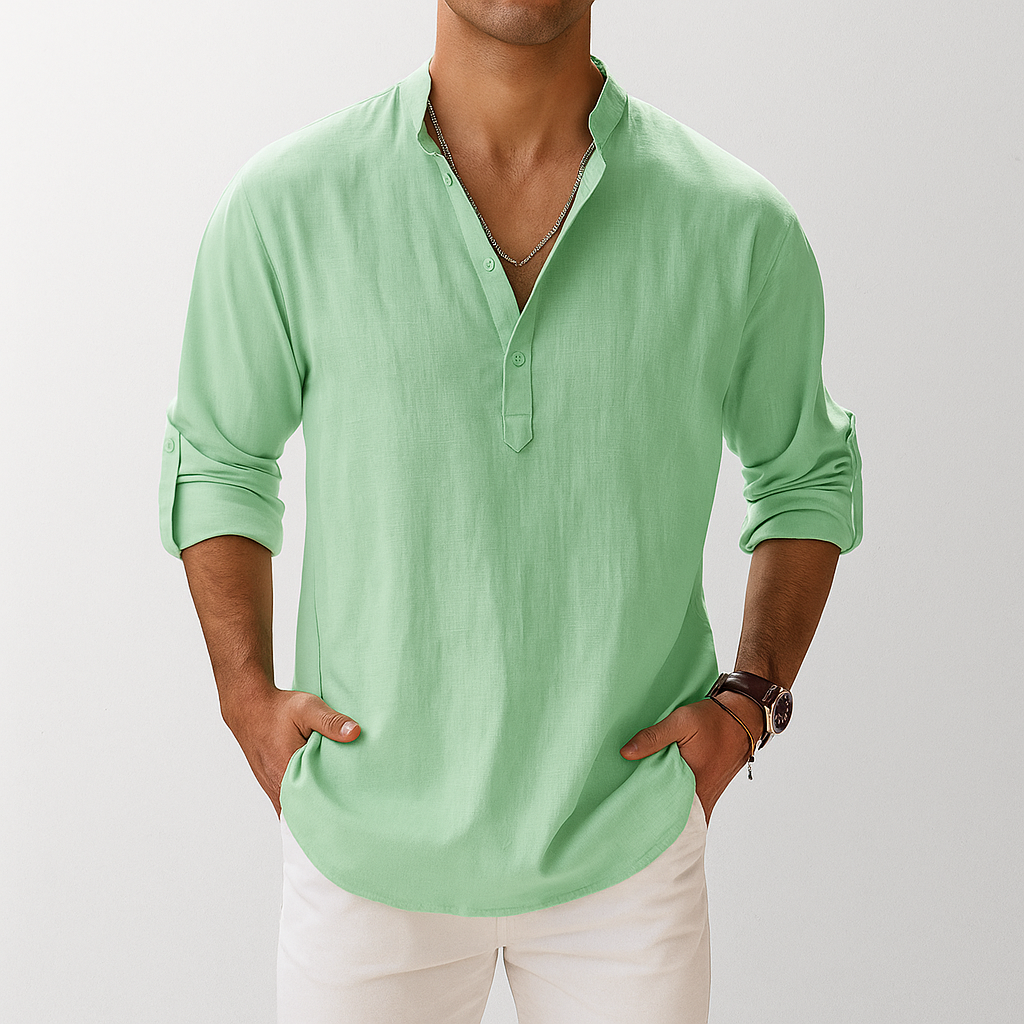 Ethan | Breathable Lightweight Popover Shirt 4