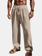Ethan | Comfortable Ribbed Drawstring Pants 0