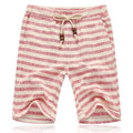 Ethan | Comfortable Tailored Striped Casual Shorts 0