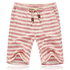 Ethan | Comfortable Tailored Striped Casual Shorts 0