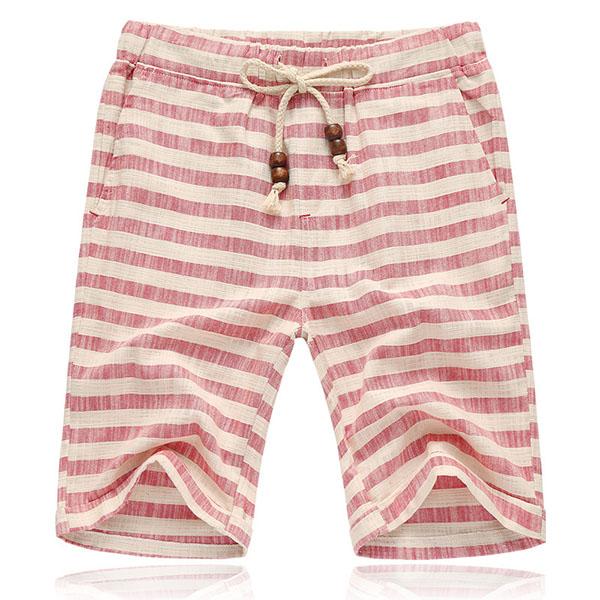 Ethan | Comfortable Tailored Striped Casual Shorts 0