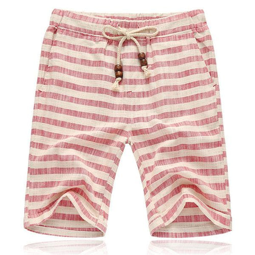 Ethan | Comfortable Tailored Striped Casual Shorts 0