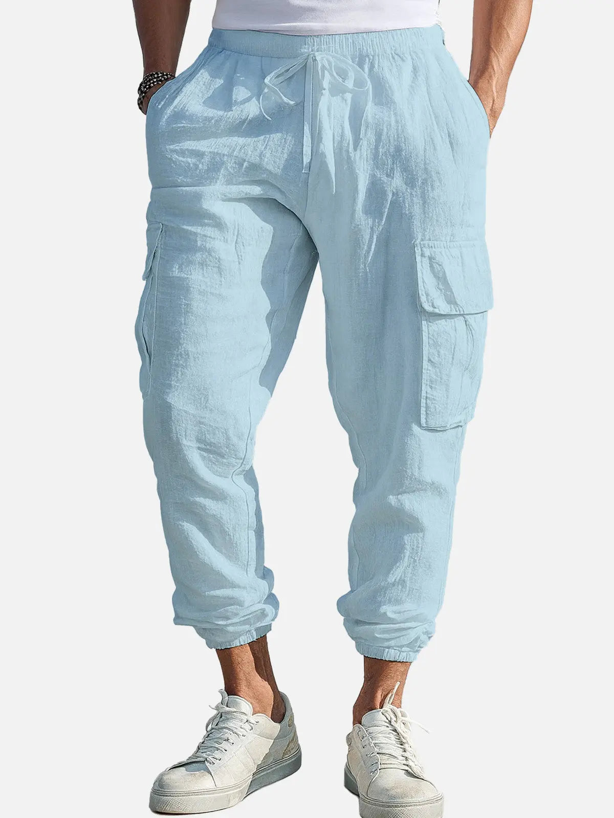 Ethan | Lightweight Casual Cargo Jogger Pants 0