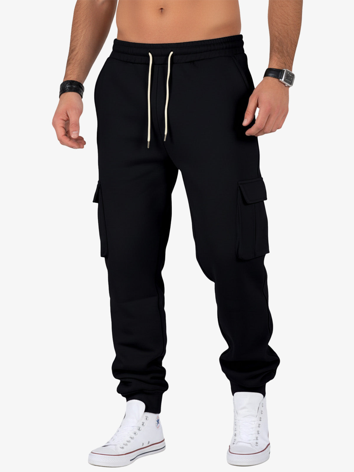 Ethan | Relaxed Fit Cargo Jogger Pants 0