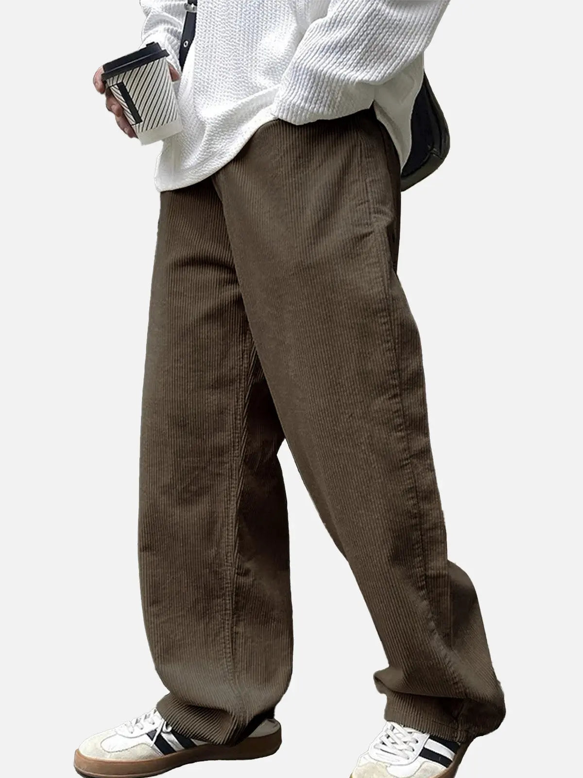 Ethan | Relaxed Fit Corduroy Straight Leg Pants 5