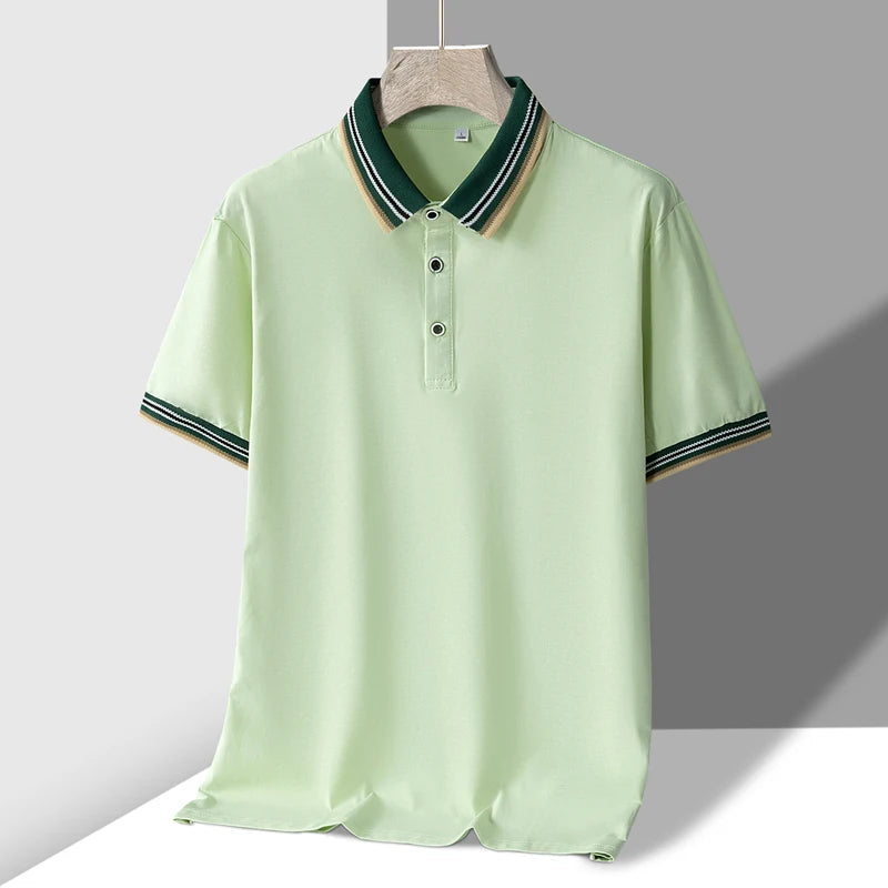 Ethan | Soft Breathable Stretch Polo Shirt 6