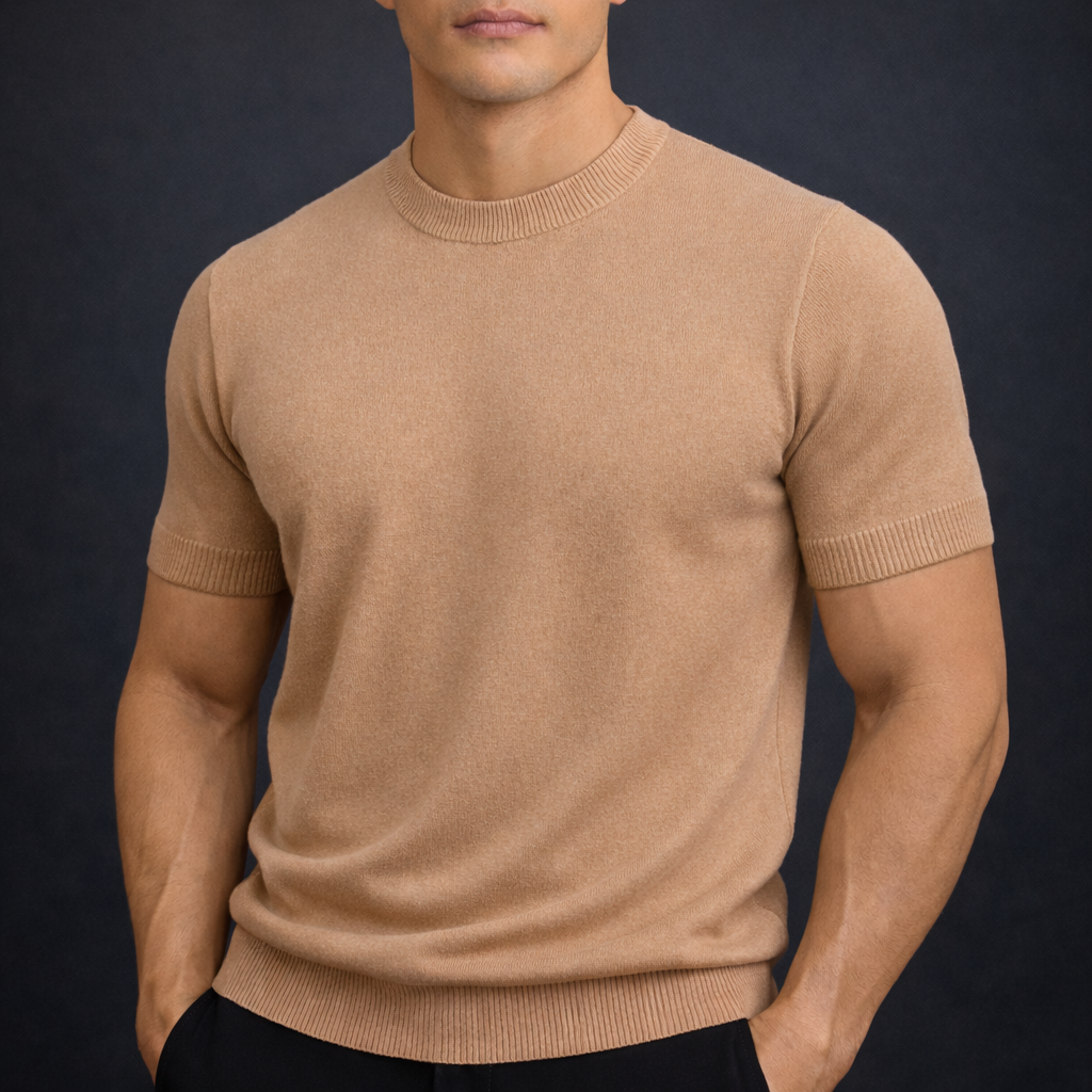 Ethan | Soft Lightweight Cashmere T-Shirt 2