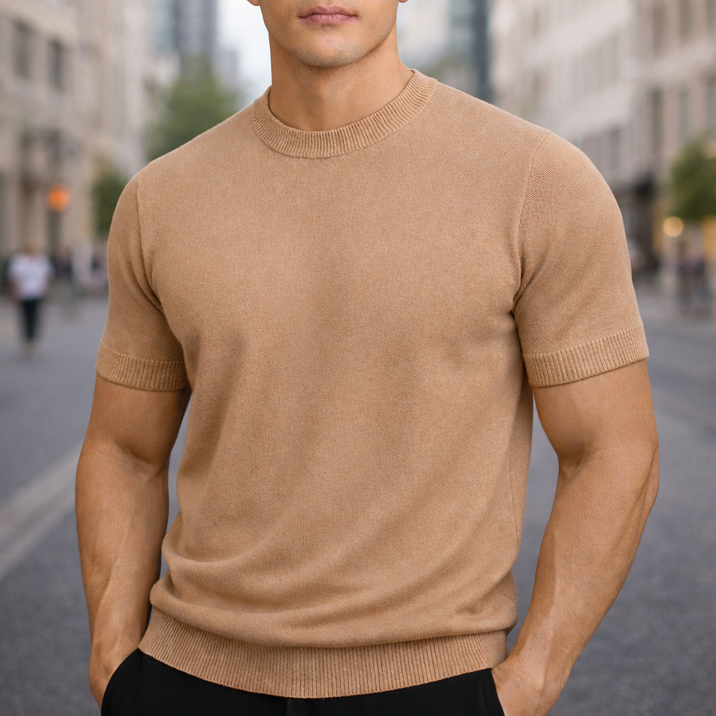 Ethan | Soft Lightweight Cashmere T-Shirt 3