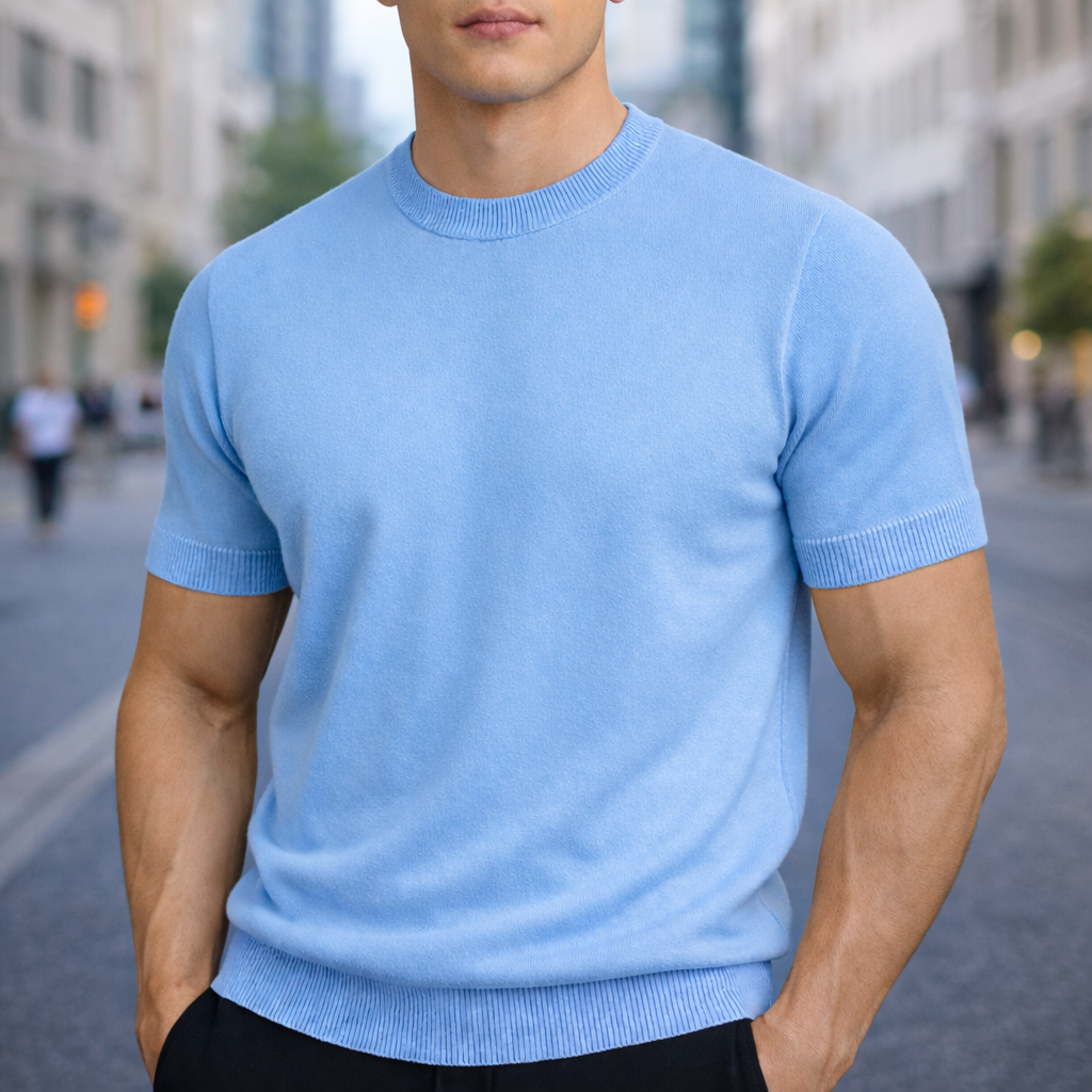 Ethan | Soft Lightweight Cashmere T-Shirt 5