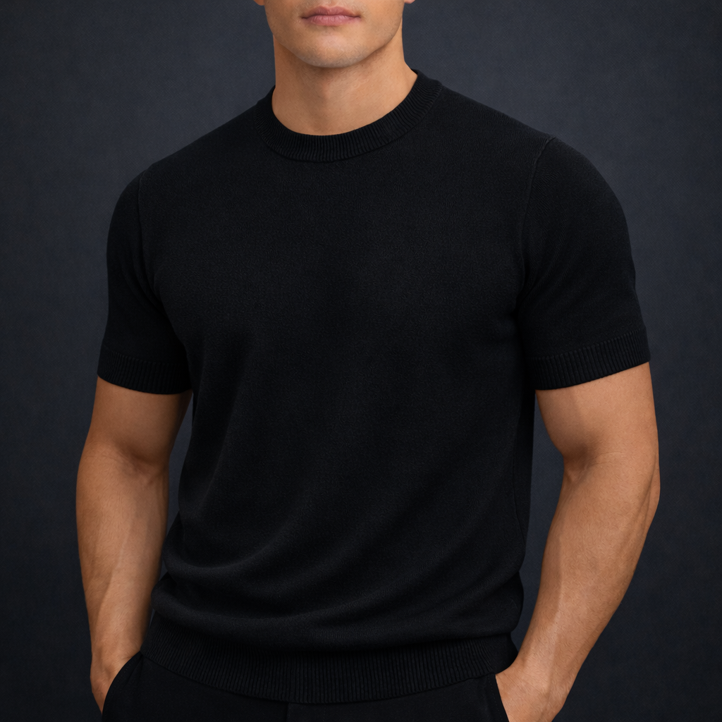 Ethan | Soft Lightweight Cashmere T-Shirt 6