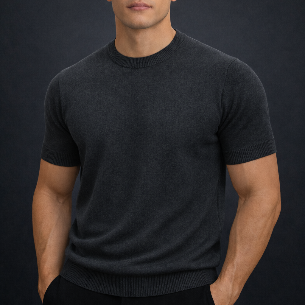 Ethan | Soft Lightweight Cashmere T-Shirt 7