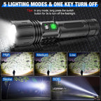 USB Rechargeable High Output Flashlight